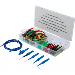 BGS 74500 Satz Messkabel und Prüfspitzen 30 teilig
