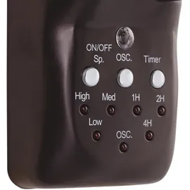 LUCCI AIR Breeze 41 cm Wandventilator bronze/schwarz