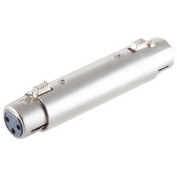 Kabelbude.eu XLR-Kupplung / Cannon XLR-Kupplung Audio-Adapter