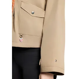 Cartoon Casual-Jacke mit aufgesetzten Taschen in camel | 44