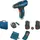 Bosch GSR 120-LI inkl. 2 x 2,0 Ah + Zubehör 23Szt.