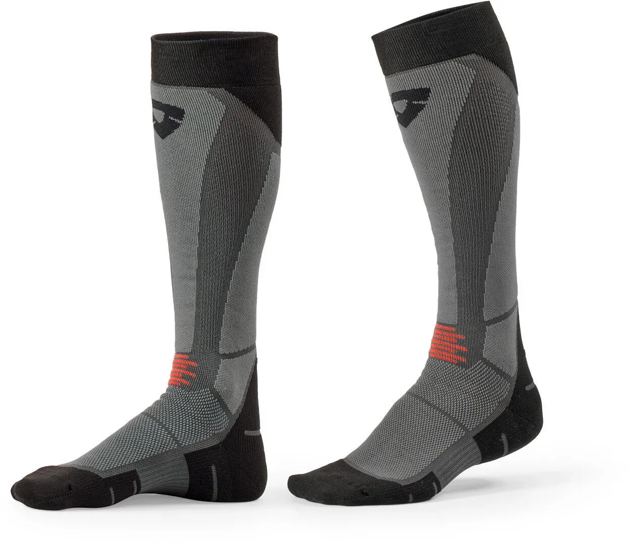 Revit Kalahari 2 Motorrad Socken, schwarz-grau, Größe 45 46 47 für Männer