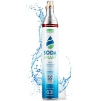 SodaSmart Premium CO2 Zylinder für Quooker Wassersprudler | Gefüllt mit 425g Kohlensäure +25g extra für mehr als 60l | Kohlendioxid-Zylinder als Reservepack
