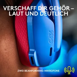 Logitech G435 blau/himbeerfarben