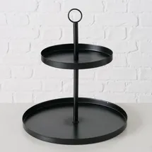 Boltze Etagere Samina 2 Ebenen Eisen H 33cm (1 Stück)