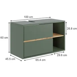 Vicco Waschbeckenunterschrank, Viola, 100 x 60 cm