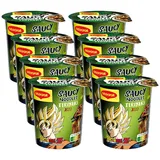 Maggi Magic Asia Saucy Noodles Teriyaki Cup, Dragonball Edition (Abbildung kann abweichen), 8er Pack (8 x 75 g)
