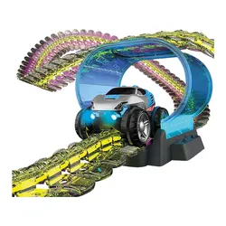 SMOBY FleXtreme Neon Rennbahn Set Spielzeugrennbahn, Mehrfarbig (300)