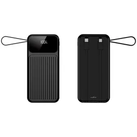 MaxLife MXPB-06 10000 mAh, 22.50 W, 37 Wh), Powerbank schwarz