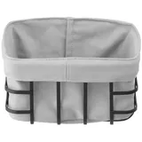 HENDI Brotkorb quadratisch mit Beutel 19 x 19 x 10 cm grau