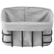 HENDI Brotkorb quadratisch mit Beutel 19 x 19 x 10 cm grau