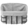 HENDI Brotkorb quadratisch mit Beutel 19 x 19 x 10 cm grau