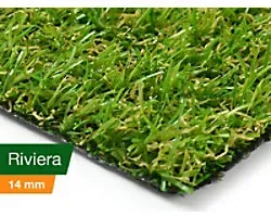 Casa Pura Kunstrasen Riviera Polyethylen, Polypropylen, Latex Grün 2000 x 20000 mm