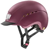 UVEX Reithelm Unisex Elexxion Mips Burgundy Mat 54-55