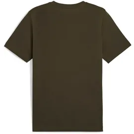 Puma Essentials 2 Color No. 1 Logo T-Shirt dunkelgrün M