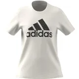 adidas Damen T-Shirt, weiß/schwarz, L