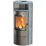 THERMIA Kaminofen »Berlin«, Stahl/Naturstein, 7 kW - schwarz