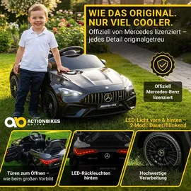 ACTIONBIKES MOTORS Kinder-Elektroauto Mercedes AMG CLE 53 schwarz