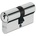 ABUS Profildoppelzylinder C 73 N 40/50mm NuG beids Anz Schlü 3