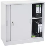 MCW Aktenschrank 90 x 90 x 45 grau