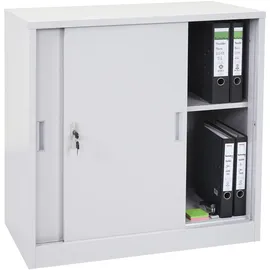 MCW Aktenschrank 90 x 90 x 45 grau