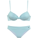 s.Oliver Bügel-Bikini Damen mint-weiß, Gr.36 Cup D,