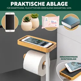 ELUNO WC-Garnitur 4in1 Weiß