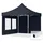 TOOLPORT Faltpavillon Economy 3 x 3 m inkl. 2 Seitenteile dunkelgrau 59037