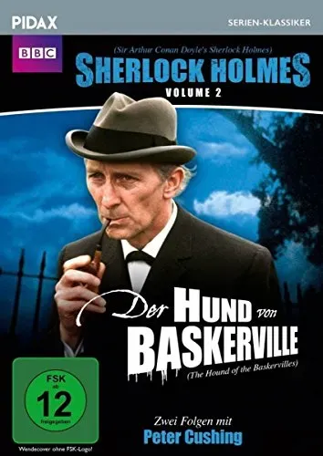 Sherlock Holmes, Vol. 2 (Sir Arthur Conan Doyle's Sherlock Holmes) / 2 weitere Folgen: Der Hund von Baskerville (Teil 1 & 2) mit Peter Cushing (Pidax Serien-Klassiker) (Neu differenzbesteuert)