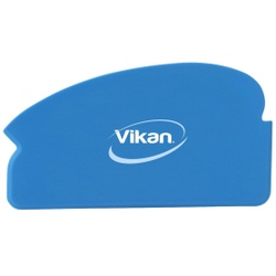 Vikan Schlesinger Schaber, 165 mm, flexibler Schaber mit Schabekanten, Farbe: blau