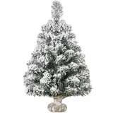 Homcom Mini Künstlicher Weihnachtsbaum Grün 60 cm