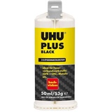 UHU Plus Black Hochviskos Zwei-Komponentenkleber 45685 50ml