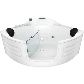 AcquaVapore Whirlpool Badewanne 150 x 150 cm (W70-TH-SC)
