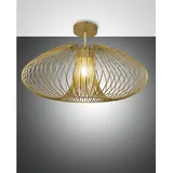 Fabas Luce Fabas Deckenleuchte Fassa E27 Gold