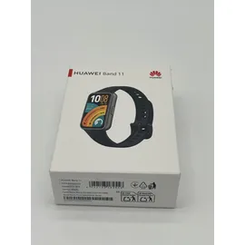 Huawei Band 11 Schwarz 28,2 mm Polymergehäuse Fluorelastomerarmband Schwarz