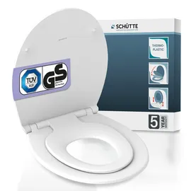 Schütte WC Sitz mit integriertem Kindersitz Absenkautomatik Weiß