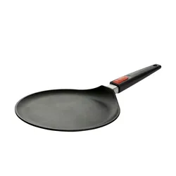 Crêpepfanne Ø 26 cm Nowo Titanium , schwarz , Aluminium-Guss Ø: 26