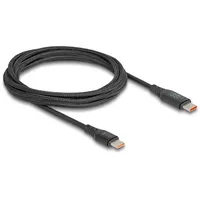 DeLock USB 2.0 Schnelladekabel USB Type-CTM Stecker zu Stecker PD 3.1 140 W mit Leistungsanzeige 1,20 m