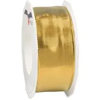 Präsent Geschenkband Devon glänzend gold 40,0 mm x 20,0 m