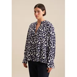 seidensticker Klassische Bluse »Schwarze Rose«, Tunika Punkte seidensticker dunkelblau 6XL (52)