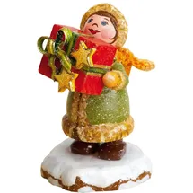 Hubrig Volkskunst GmbH Winterkind Dankeschön 5 cm bunt/grün