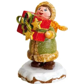 Hubrig Volkskunst GmbH Winterkind Dankeschön 5 cm bunt/grün