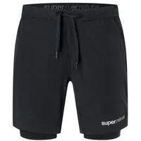 Super.natural M Double Layer Shorts jet black (872) L