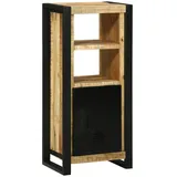 vidaXL Badezimmer-Wandschrank 40x30x90 cm Aus massivem, rauem Mangoholz