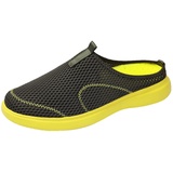 Slip On Hausschuhe Herren Pantoffeln Mesh Clogs Unisex Leichte Atmungsaktive Freizeitschuhe Hauspantoffeln rutschfest Gartenschuhe Flache Sohle Slipper Orthopädische Gartenclogs Strandschuhe - 47 EU