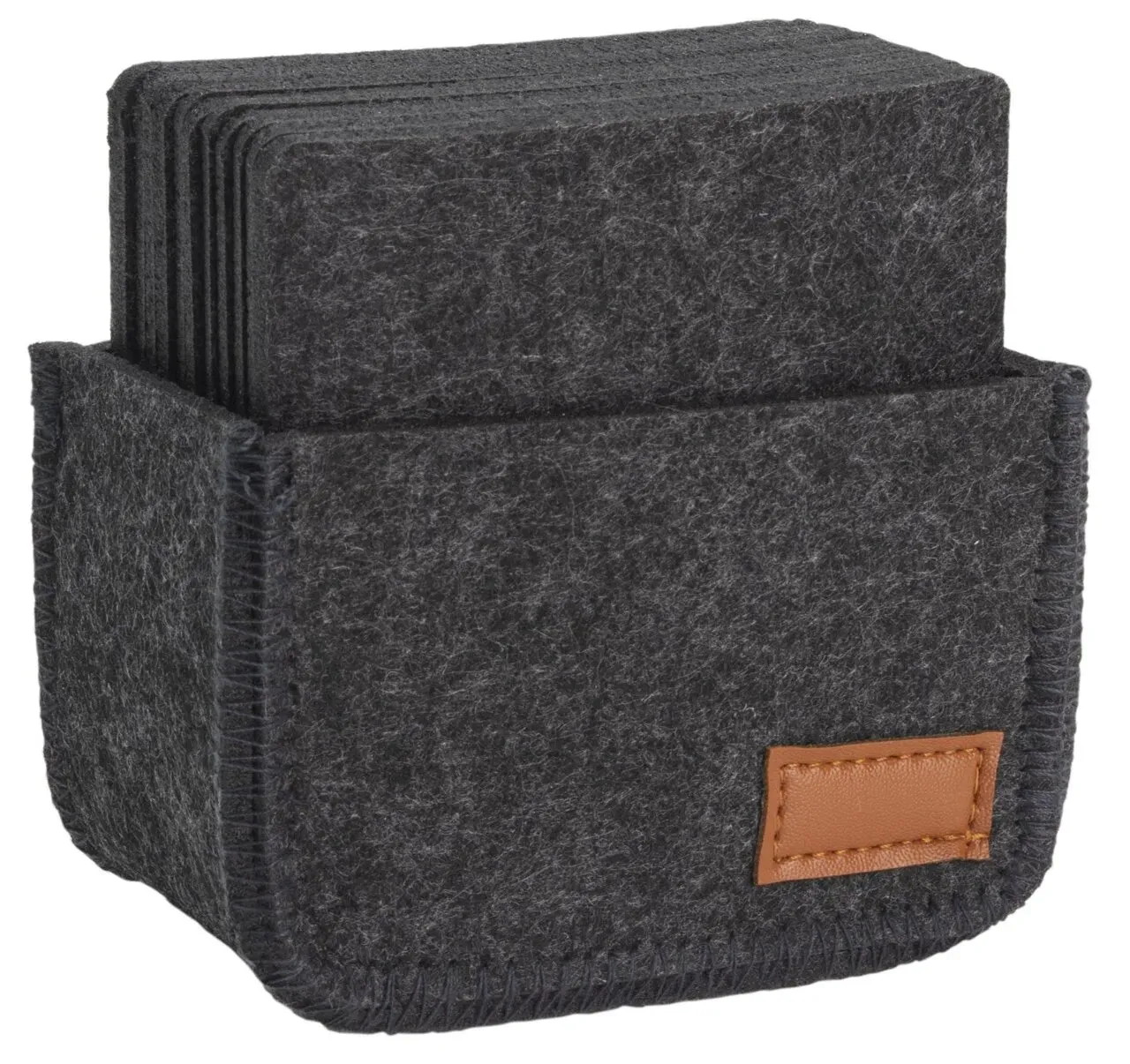 Justinus 12 Filzuntersetzer LIFE STYLE - B/H/T ca. 7.00x4.00x11.00