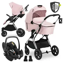 hauck 3in1 Kinderwagen-Set Vision X Trio Set Silver