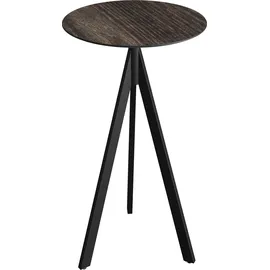 Essentials Infinity Klapptisch 70 x 110 x 70 cm Schwarz/Braun