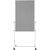 magnetoplan Moderationswand 3in1 Universal-Board 75,0 x 120,0 cm grau,