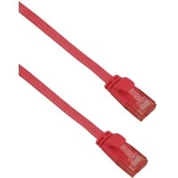 Helos ultra slim Patchkabel U/UTP Cat 6 rot 15,0m